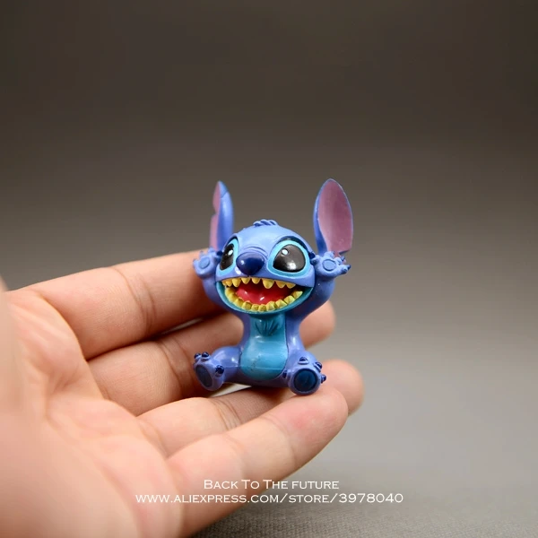 Disney Lilo & Stitch 5 см мини кукла Фигурка осанка аниме украшение Коллекция фигурка
