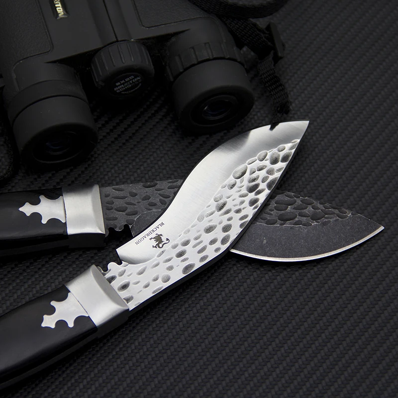 EDC нож с фиксированным лезвием черный дракон тактический для джунглей наружные