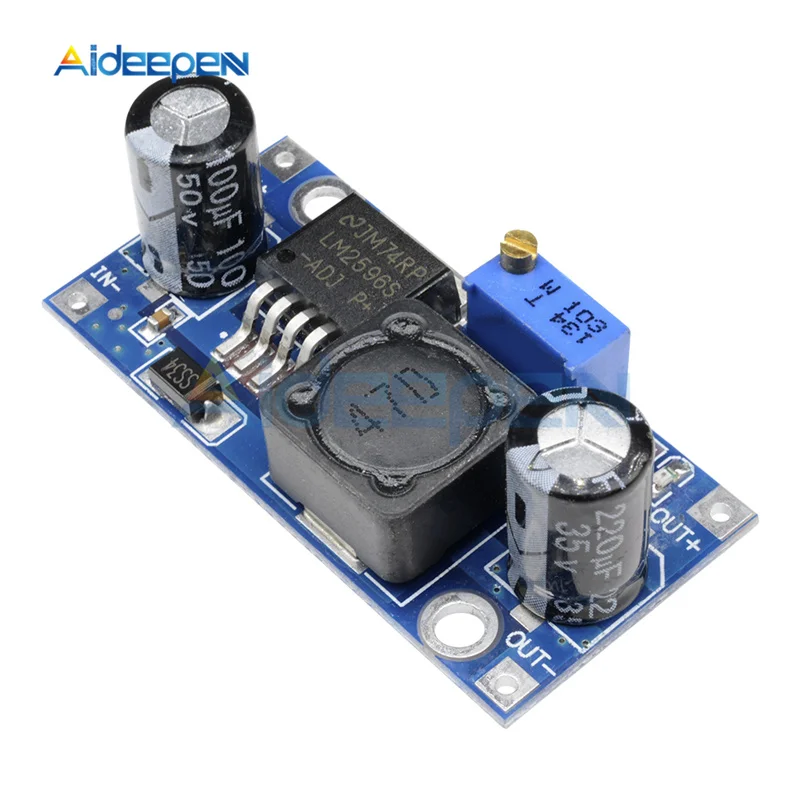 LM2596S DC-DC 4 V-35 V до 1,23 V-30 V Регулируемый понижающий Напряжение регулятор Питание зарядная Модульная плата 3A понижающий преобразователь