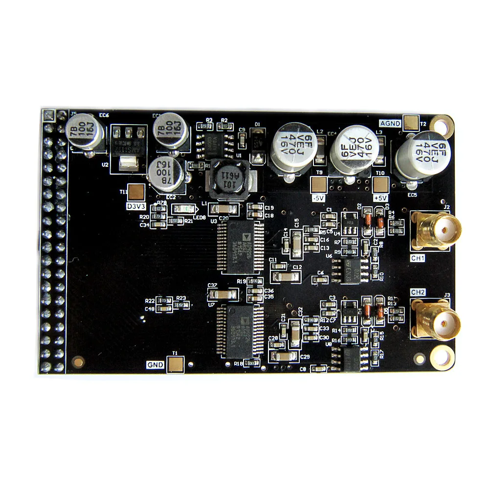 Высокоскоростной 12bit 50MSPS аналоговый к цифровому модулю с 2 каналами костюм FPGA