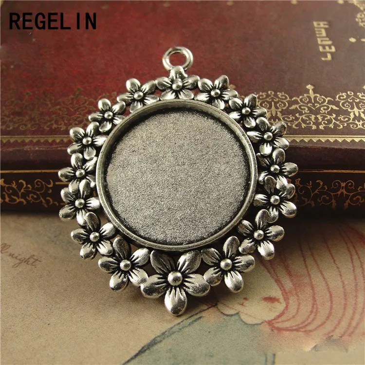 REGELIN античная бронза/античное серебро круглый 10 шт./лот ювелирные аксессуары
