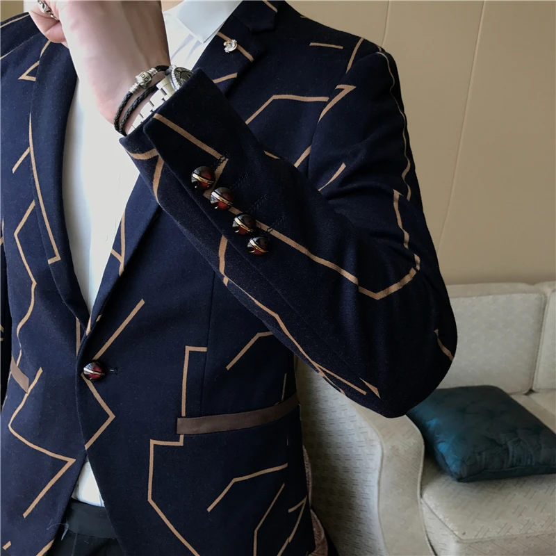 N &amp B пиджак 2019 мужской формальный черный блейзер s Frock пальто Свадебный Slim Fit