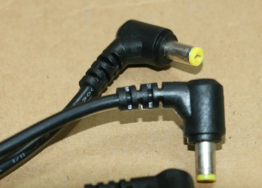 3 шт. 22AWG прямоугольный разъем питания постоянного тока 5 х1 7 мм штекер с одной