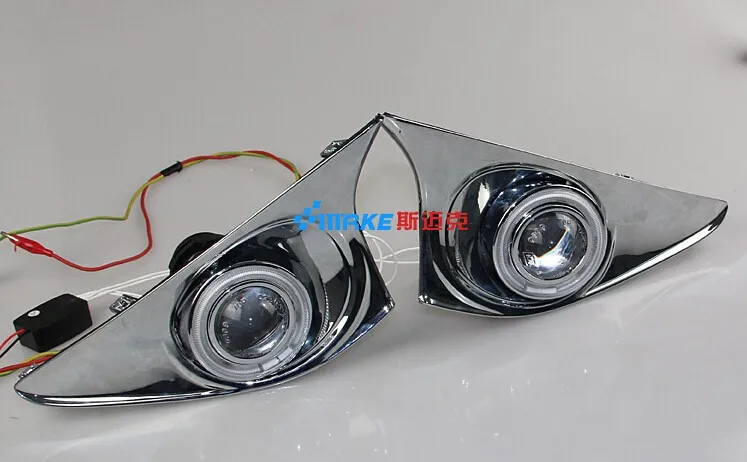 

eOsuns CCFL angel eye led daytime running light DRL + Fog Light + Projector Lens for toyota camry 2011-12