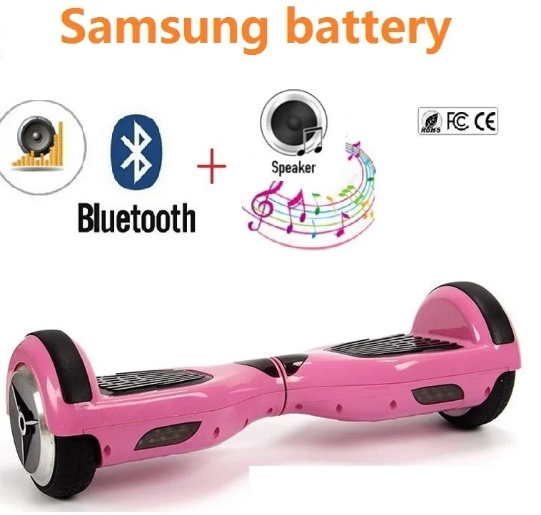 Балансируя samsung батареи 6 5 &quotэлектрический скутер Ховерборд Bluetooth gyroscooter 2 колеса