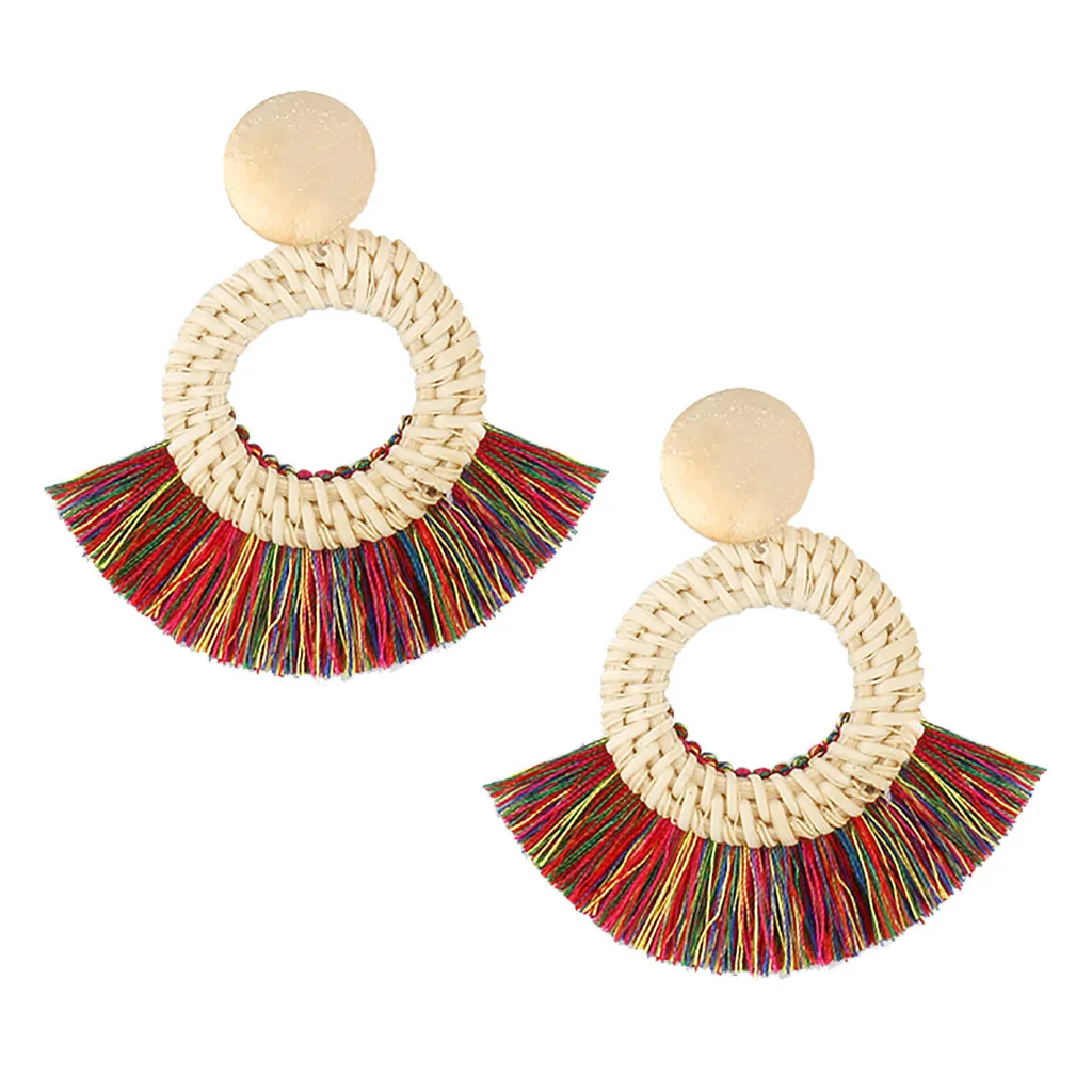 Diomedes Bohemian Statement Hot Sale Tassel Simple Light Cute New Girl&amplady Dangle Irregular Modern Jewelry Y606 | Украшения и