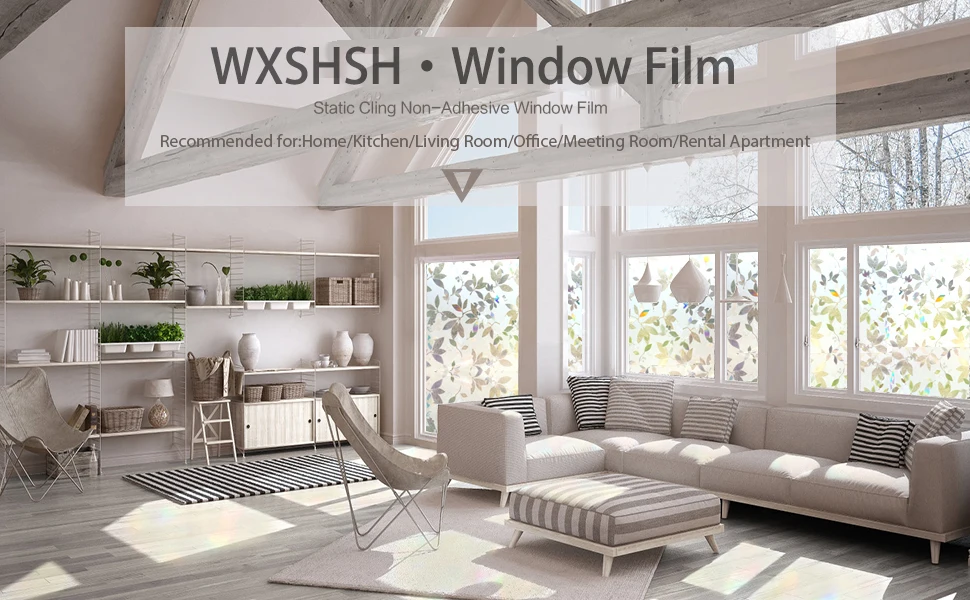 WXSHSH 3D оконная пленка без клея статическая оконная Наклейка виниловая декоративная пленка для стекла высокое качество разные размеры