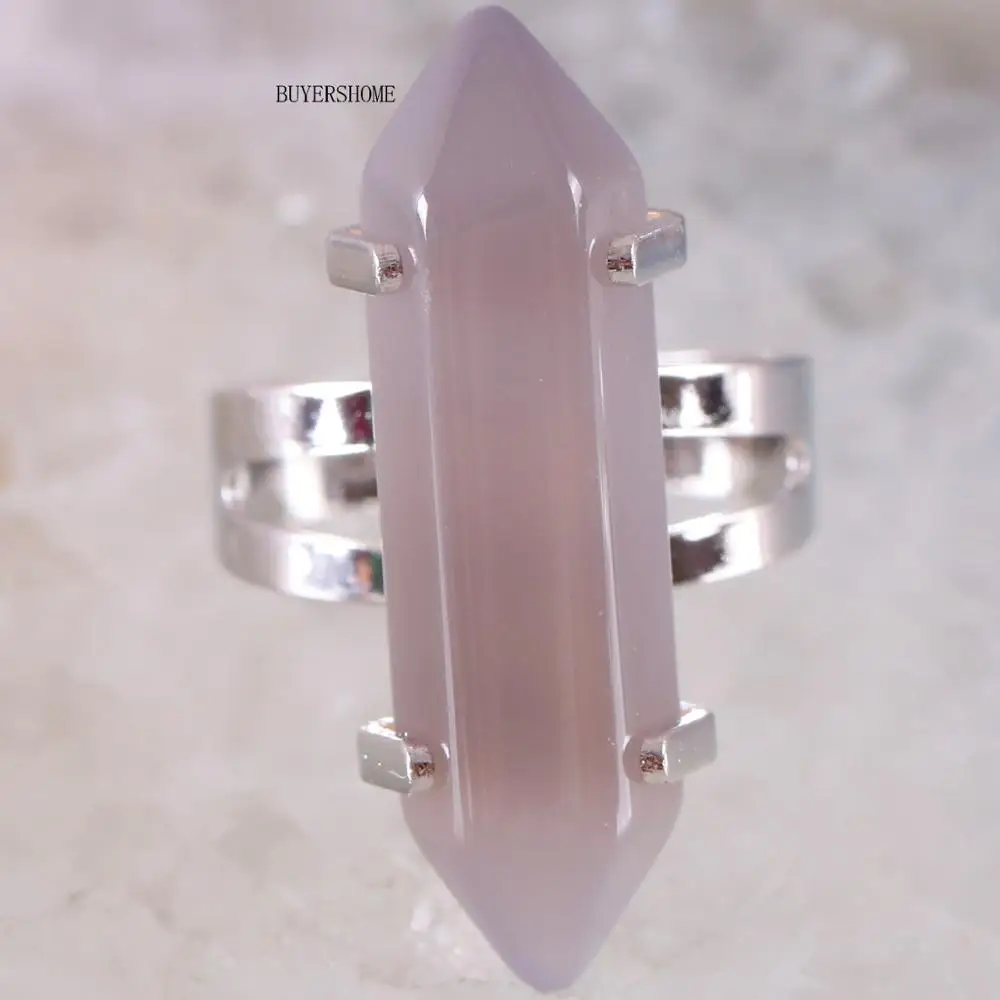 Палец кольцо, бижутерия ручной работы для женщин подарок натуральный камень шестиугольная бусина Коричневый Оникс регулируемый 1 шт Z056 Палец кольцо, бижутерия ручной работы для женщин подарок натуральный камень шестиугольная бусина Коричневый Оникс регулируемый 1 шт Z056