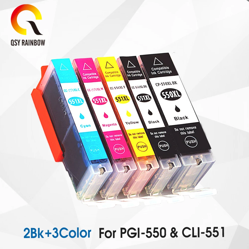 5 шт. картриджи для струйных принтеров Canon Pixma|ink cartridge|ink cartridge for canoncartridge canon |