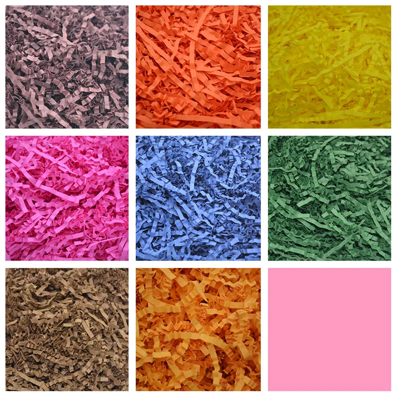 50 лампочек заполняющий материал измельченная гофрированная бумага конфетти