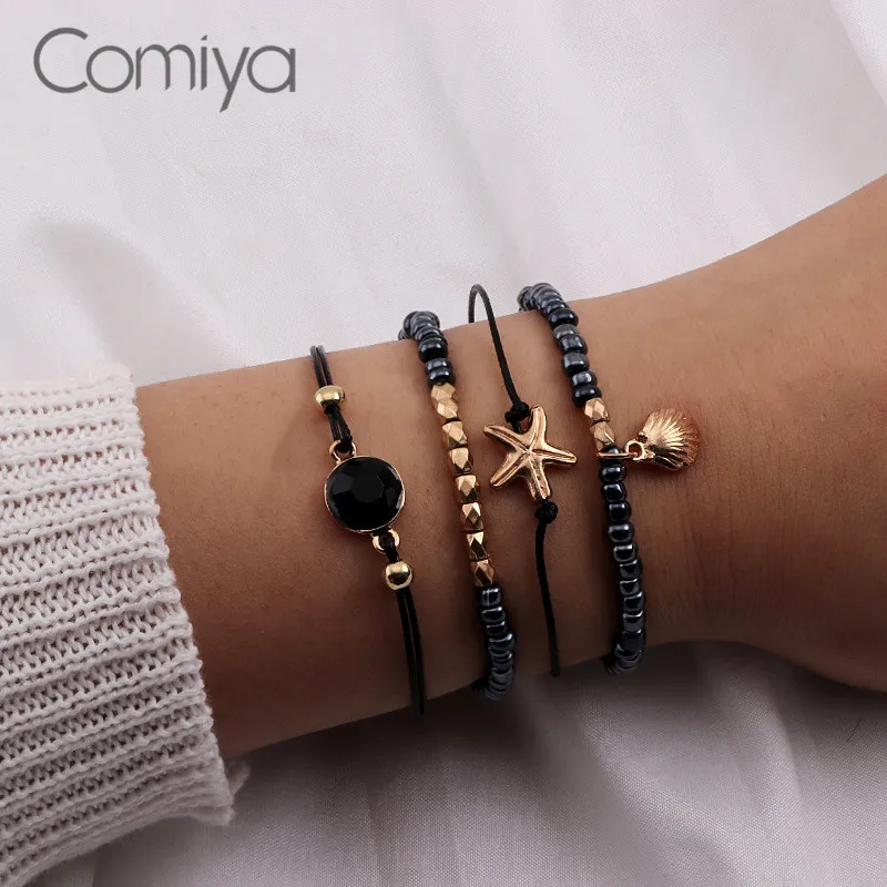 Comiya цинковые технические наборы для женщин ракушки Seastar Подвески корейский