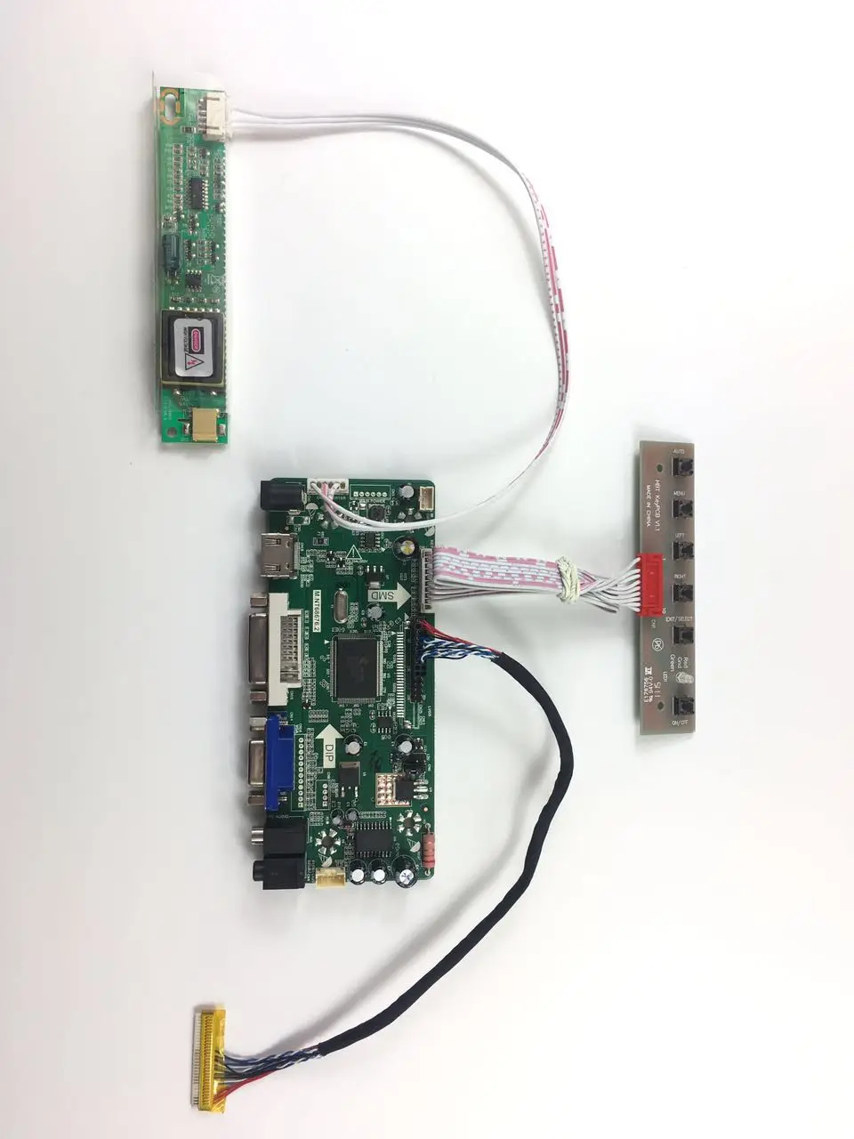 Универсальная плата аудиоконтроллера M.NT68676.2A VGA DVI для монитора 15 6 дюймов 1366x768