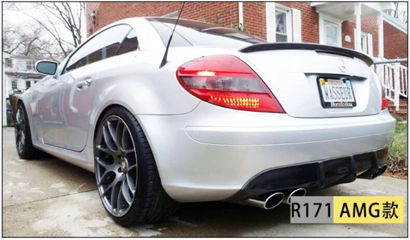 Спойлер из углеродного волокна для Mercedes Benz SLK Class R171 R172 SLK200 SLK250 SLK300 SLK350 SLK55 высокое качество Спойлеры заднего крыла