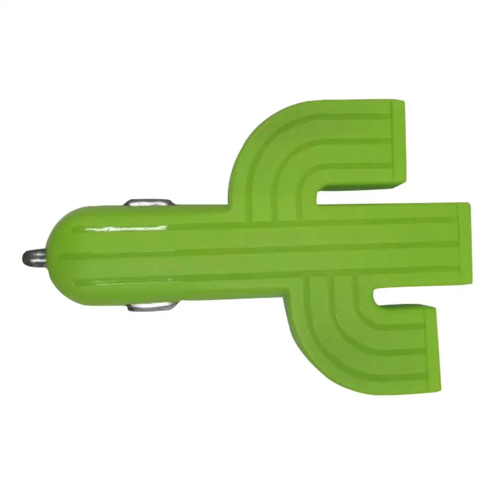 Универсальное автомобильное зарядное устройство Кактус 3 USB порта мини для
