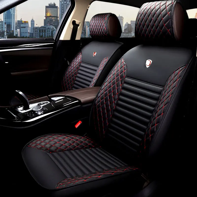 

Leather auto universal car seat cover cushion for audi q7 S3 S4 S5 s6 S7 S8 SQ5 SQ7 lifan 320 520 620 smily solano x50 x60 720
