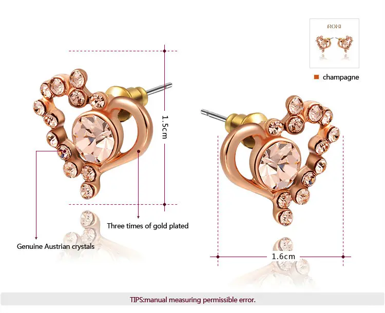 ROXI fashion new arrival earrings Austrian Crystal for women pearl gift(ROXI-60) | Украшения и аксессуары