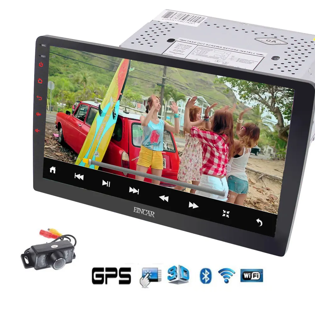10.1&quot Universal Android 6.0 2GB Car Stereo 2 Din GPS Navigation TouchScreen 1080P video Radio Audio Mirrorlink Wifi HeadUnit |