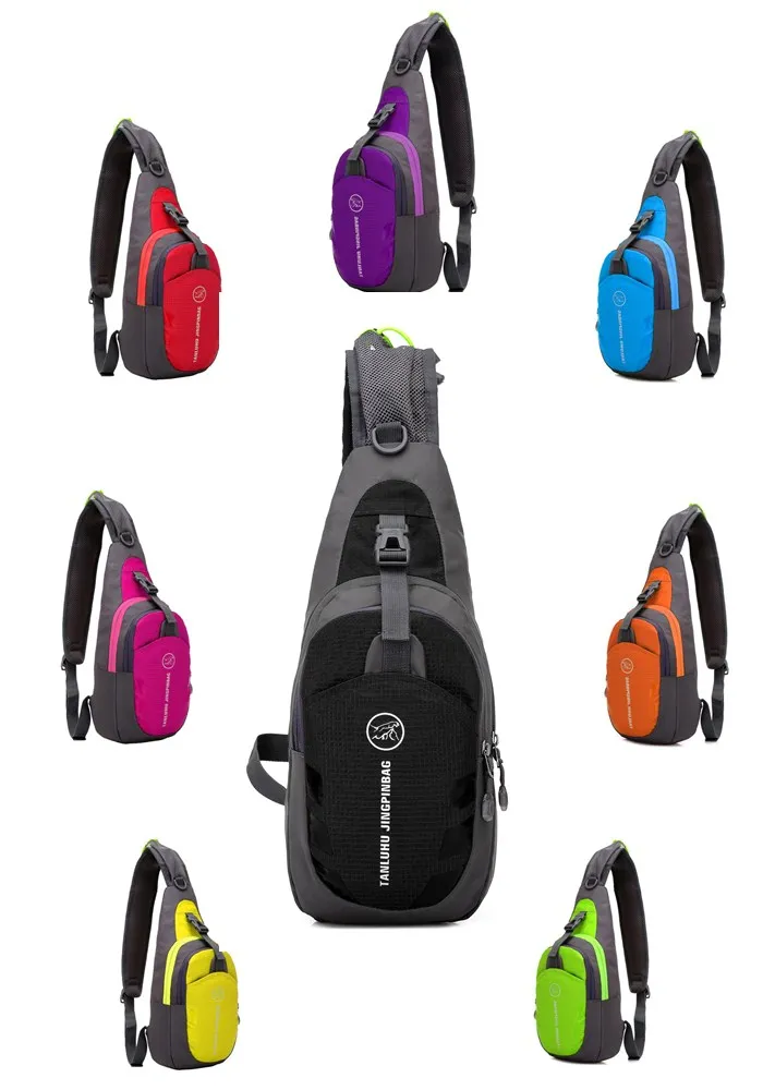 Открытый спорт нейлон Грудь сумка Регулируемый Водонепроницаемый путешествия