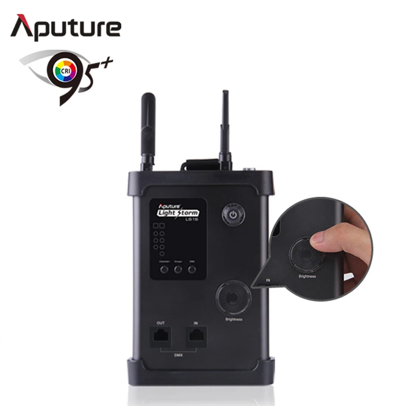 Aputure LS 1/2 Вт высокий CRI 98 светильник Storm 264 SMD СВЕТОДИОДНЫЙ s студийный видео