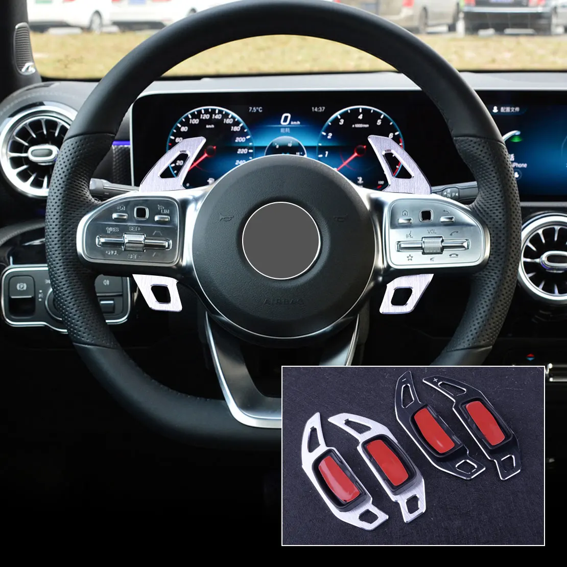 DWCX 1 пара автомобильный рычаг переключения передач для Mercedes Benz A B C E CLA CLS GLA ML GL SL SLK