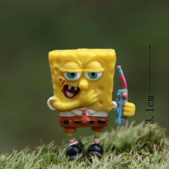 Sponge Captain Eugene H. Armor Abs Krabs Diy Animiation Action Figure Doll House Kids Toy Miniature Model Gift | Игрушки и хобби