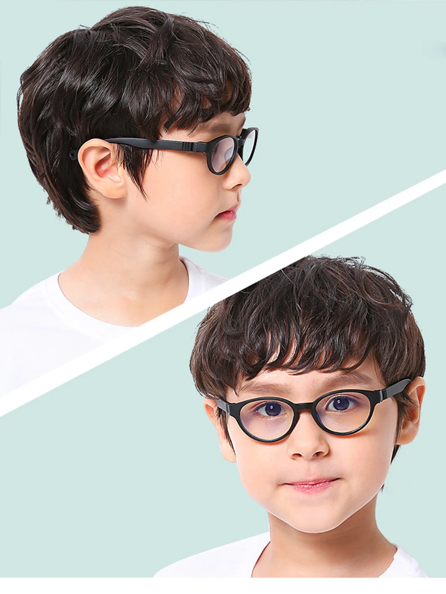

Kids Student Eyeglasses Spectacle Frame Children Anti-Blue Rays Light Computer Optical Glasses For Baby Boys&Girls F010