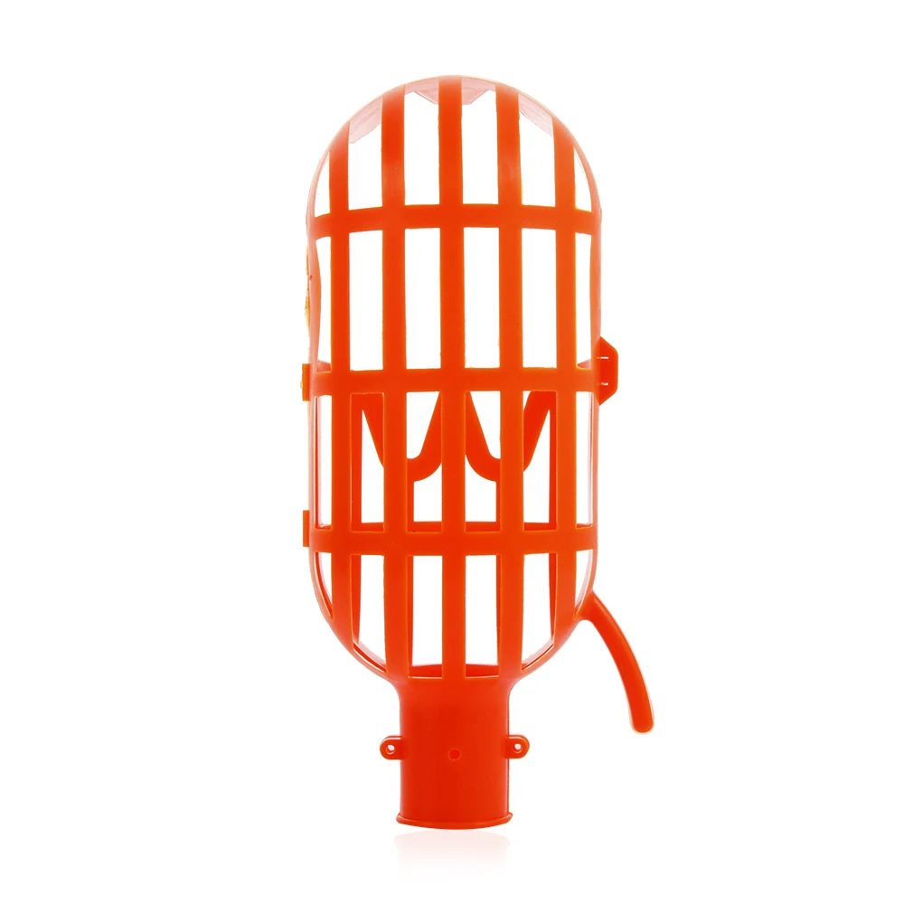 1 шт. удобный инструмент для сбора фруктов из оранжевого пластика без полюса