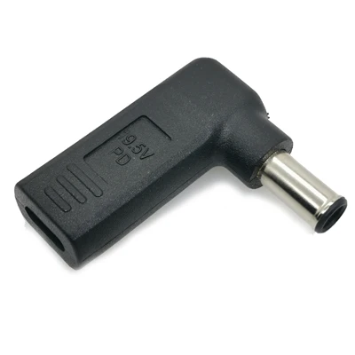 DC6044mm Зарядное устройство для ноутбука адаптер конвертер usb type C Женский Dc разъем питания до 7,4*5,0 мм 4,5*3,0 мм 5,5*2,5 мм для lenovo Asus адаптер для ноутбука - Цвет: DC6044mm