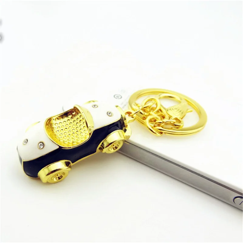 Роскошный высокого класса красочные модель автомобиля брелок держатель с циркон