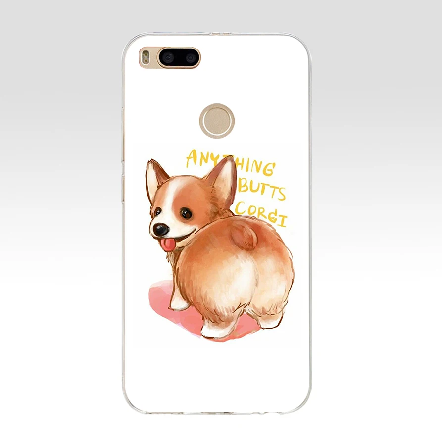 2 179SD Welsh corgi PC жесткий пластиковый Мягкий Силиконовый ТПУ чехол для телефона для xiaomi redmi 4A 4X note 4 4x mi A1 A2 lite - Цвет: 2