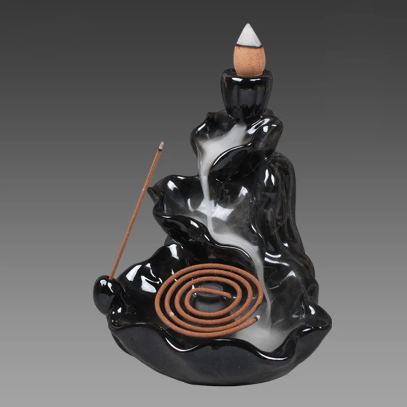 100 шт. конусные ароматические палочки в виде лотоса|incense stick burners|smoke backflowincense censer |