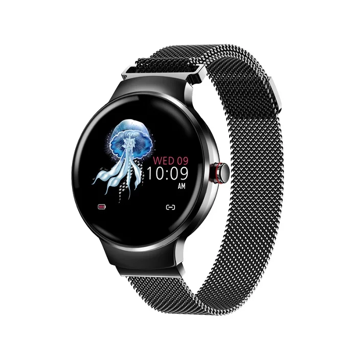 Черный LYKRY H5 Women Smart Watch Blood Pressure Heart Rate Monitor Fitness tracker IP67 Waterproof Fanshion Sport Smartwatch - Цвет: Черный