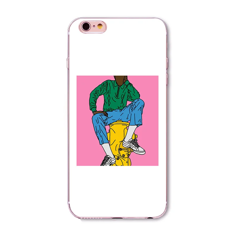 Для мальчиков с цветочным узором Tyler The Creator Карамельный цвет чехол для телефона TPU
