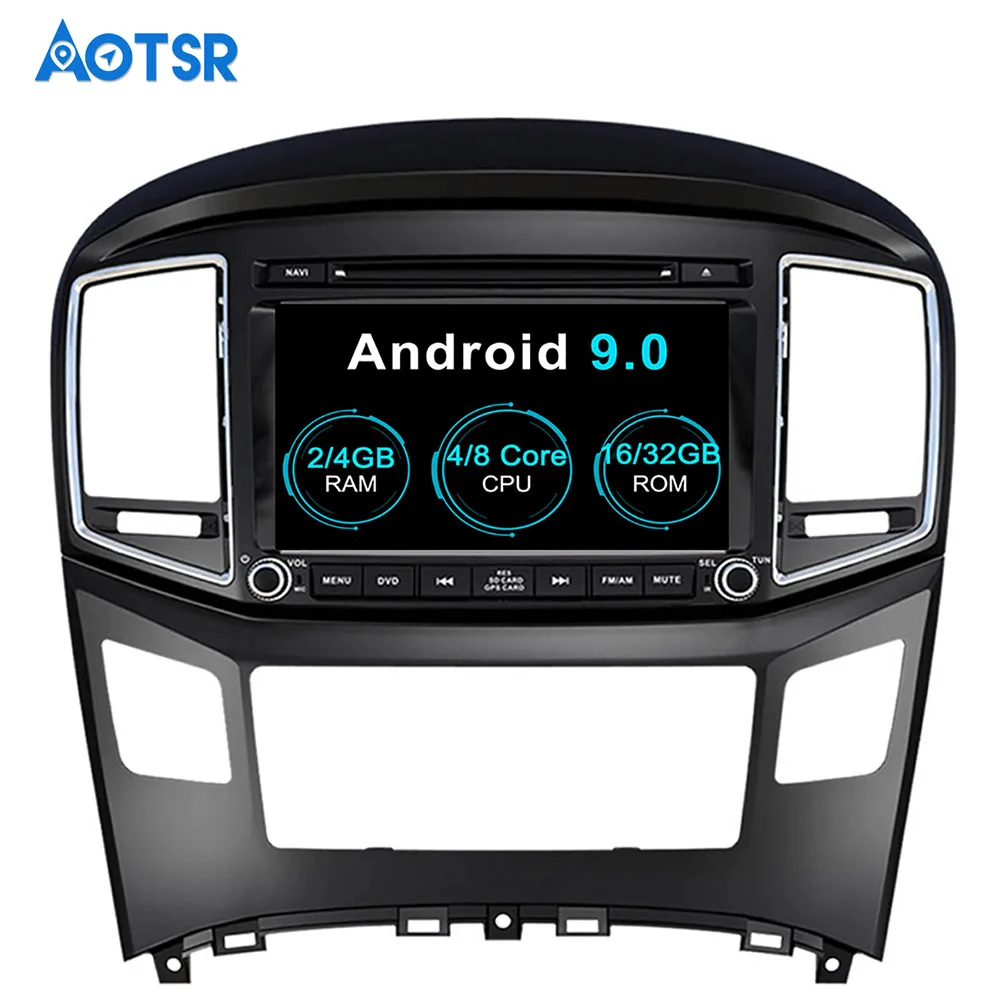 

Aotsr Android 9.0 GPS navigation Car DVD Player For Hyundai H1 Grand 2016-2018 multimedia 2 din radio recorder 4GB+32GB 2GB+16GB