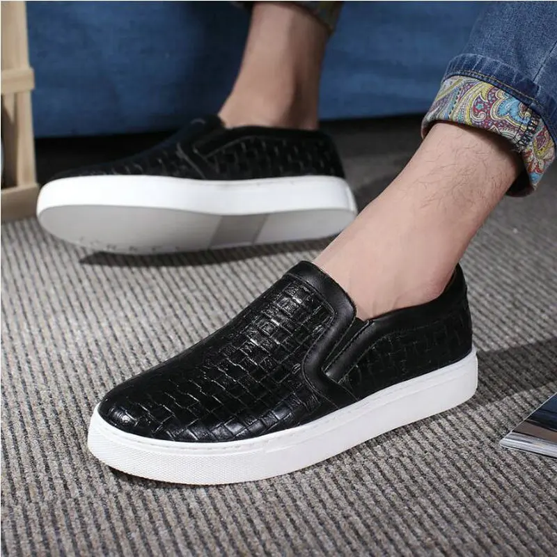 Модные мужские лоферы для вождения Цвет золотой серебряный Обувь ночных клубов
