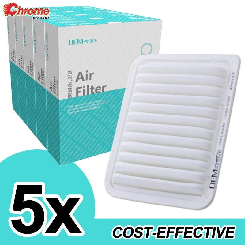 

5pcs Car Engine Air Filter For Toyota Corolla Altis E150 E170 2009 2010 2011 2012 2013 2014 2015 2016 2017 2018 2019 17801-21050