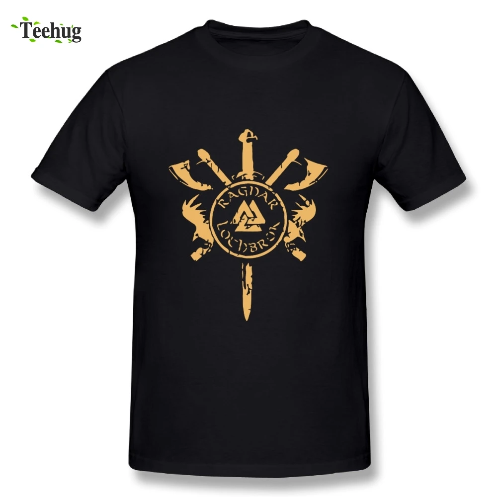 

Fashion Men Vikings T Shirt Classic O-neck Design Summer 2018 New T-Shirt