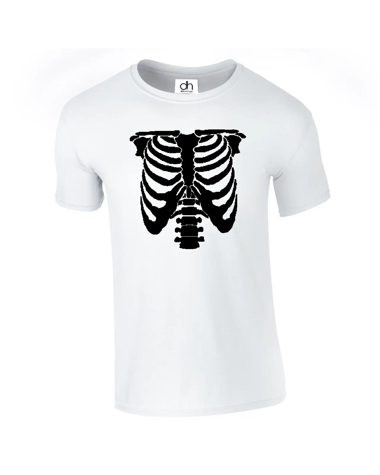 Ribcage/нарядное платье в виде скелета футболка стиле панк топ на Хэллоуин (RIBCAGE