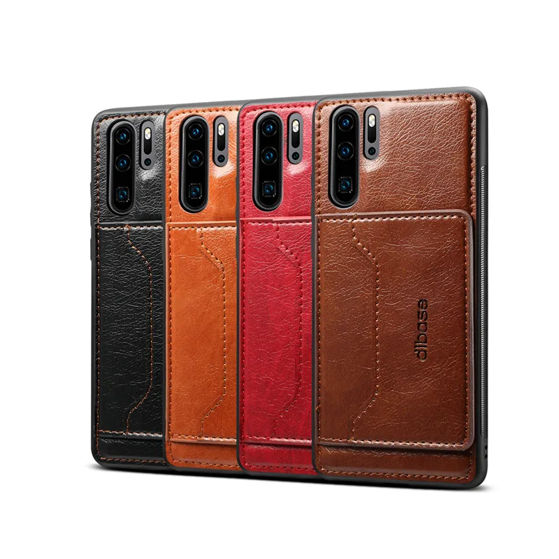 

Multi Card Holders Stand Case for Huawei P30 P30 Pro P20 Lite Mate 20 Pro Nova 3 4 Y7 2019 Honor 10 Lite Flip Leather Back Cover