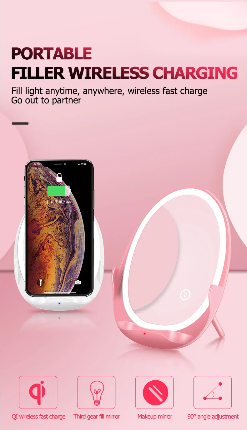 5 Вт Сенсорное затемнение высокая производительность заполняющий свет макияж