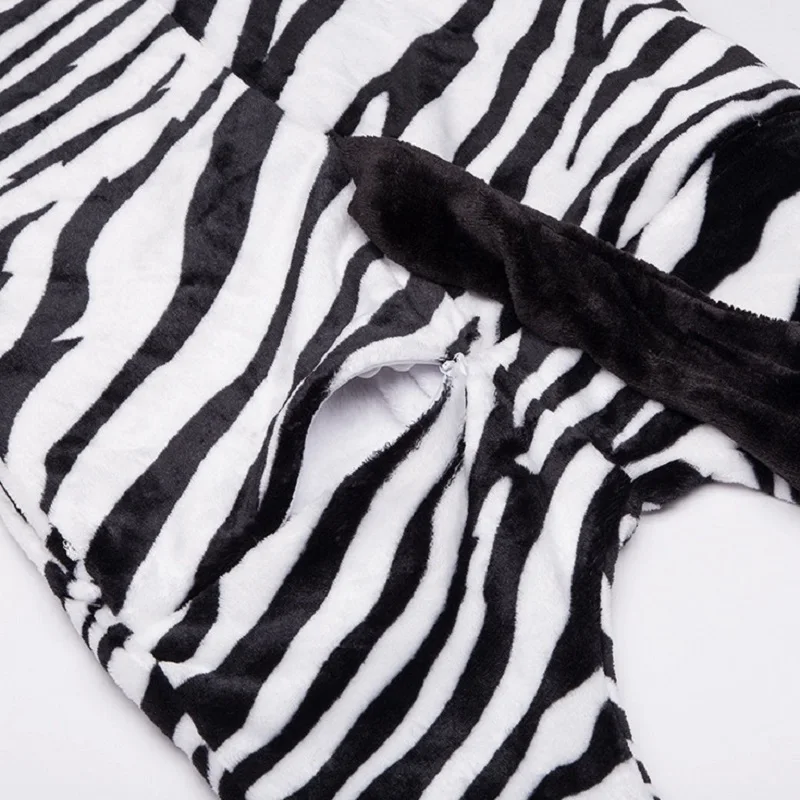 Cute Unicorn Animal Zebra Flannel Pajamas Children soft Onesies Unisex robe baby kids clothes Boys Girls Sleepwear Pyjama | Женская