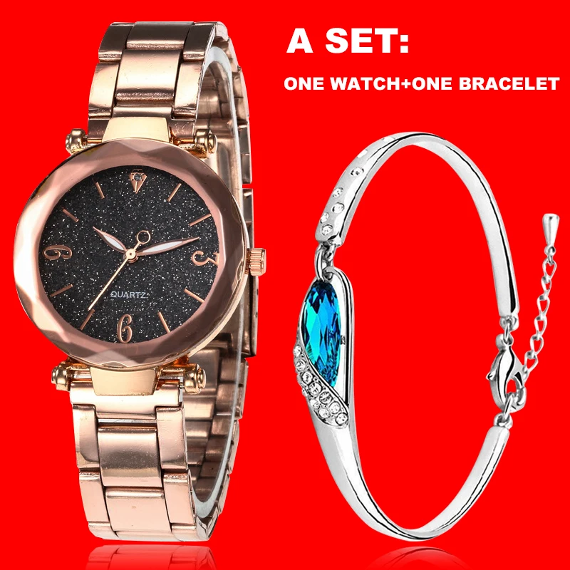 

Women Watch Quartz Classic Starry Sky Ladies Watches Womens Crystal Reloj Mujer Metal Wristwatch relogio feminino saati Clock