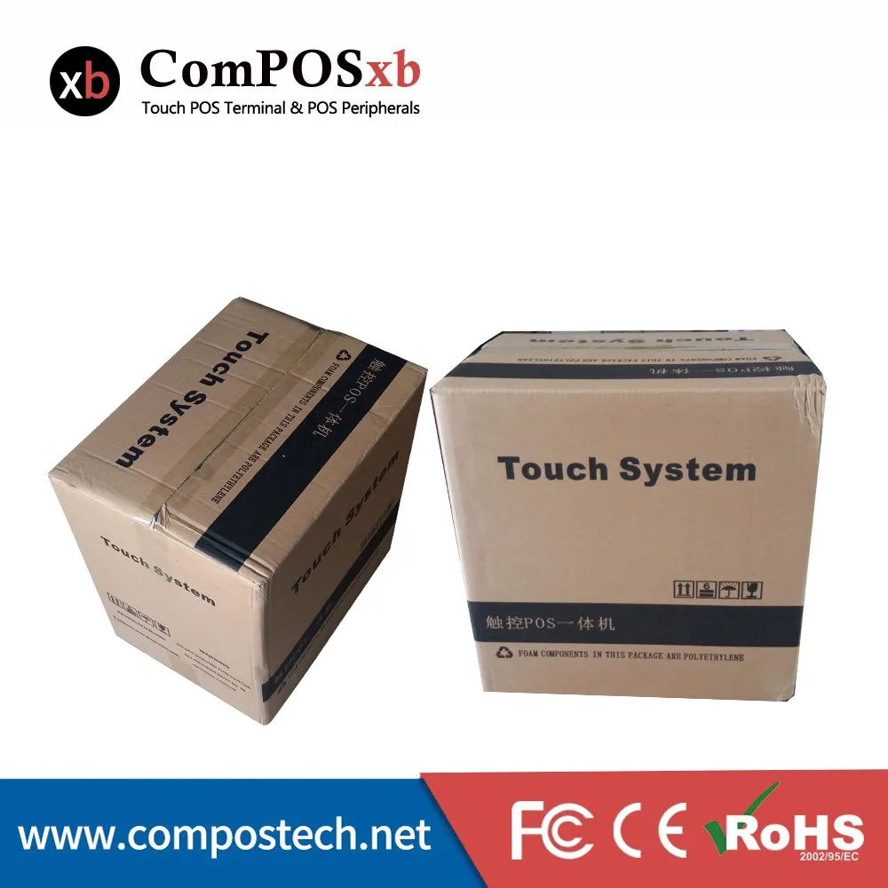 

High quality ComPos touch 15 inch Touch Screen POS System All In One PC With Display Restaurant Cash Register