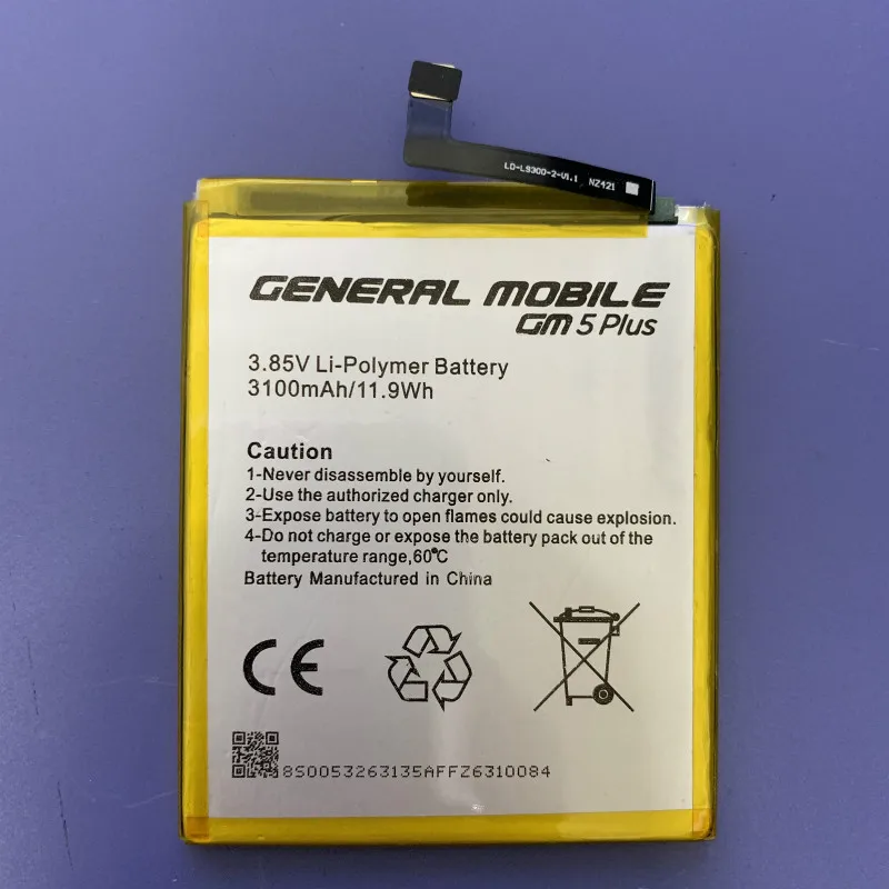 Сменный аккумулятор 3100 мАч батарея для общего мобильного телефона GM 5 GM5 Plus Android