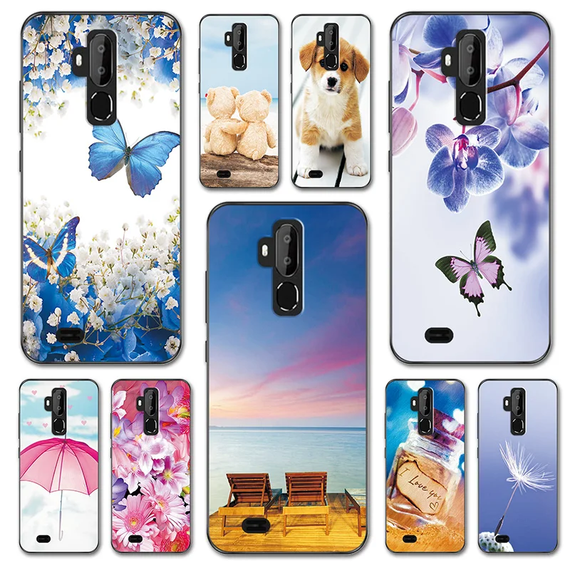Чехол для Oukitel C12 Pro с фантазийным дизайном и бабочкой для Oukitel C8 чехлы для телефонов с сердечками Чехлы для Oukitel C 12 Pro