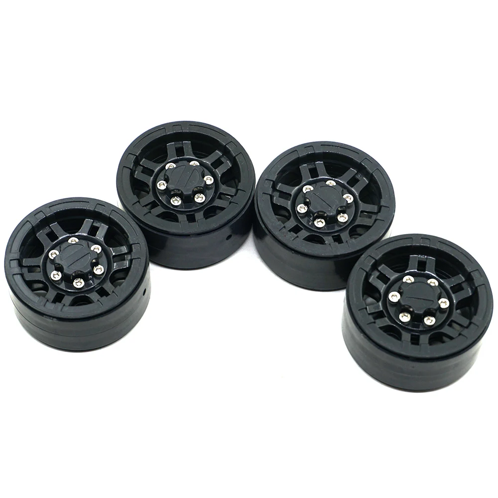 AXSPEED 1:10 Масштаб RC Гусеничный Пластиковый черный 1 9 дюйма Beadlock обод колеса для Axial