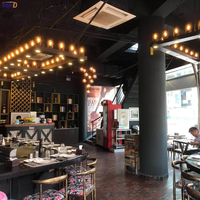 저렴한 IWHD 미국 국가 빈티지 펜던트 조명기구 레스토랑 바 식당 로프트 산업 펜던트 조명, 행잉 램프 저렴한 IWHD 미국 국가 빈티지 펜던트 조명기구 레스토랑 바 식당 로프트 산업 펜던트 조명, 행잉 램프