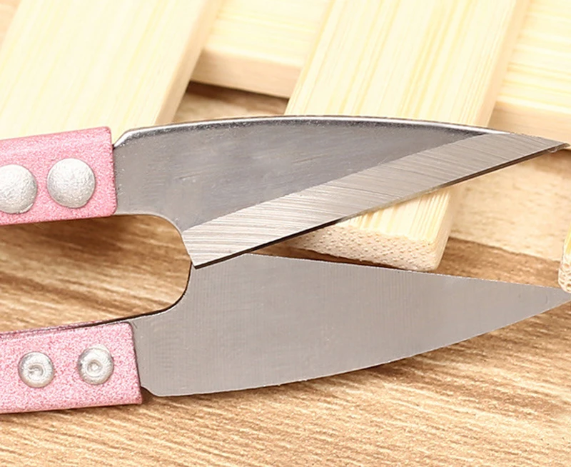 1 шт. безопасная u-образная отделка для шитья ножницы из нержавеющей стали кусачки