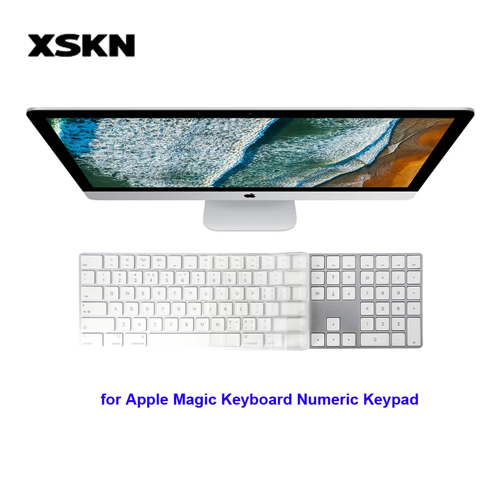 Чехол для клавиатуры XSKN Apple iMac Magic Keyboard чистая Водонепроницаемая защитная пленка