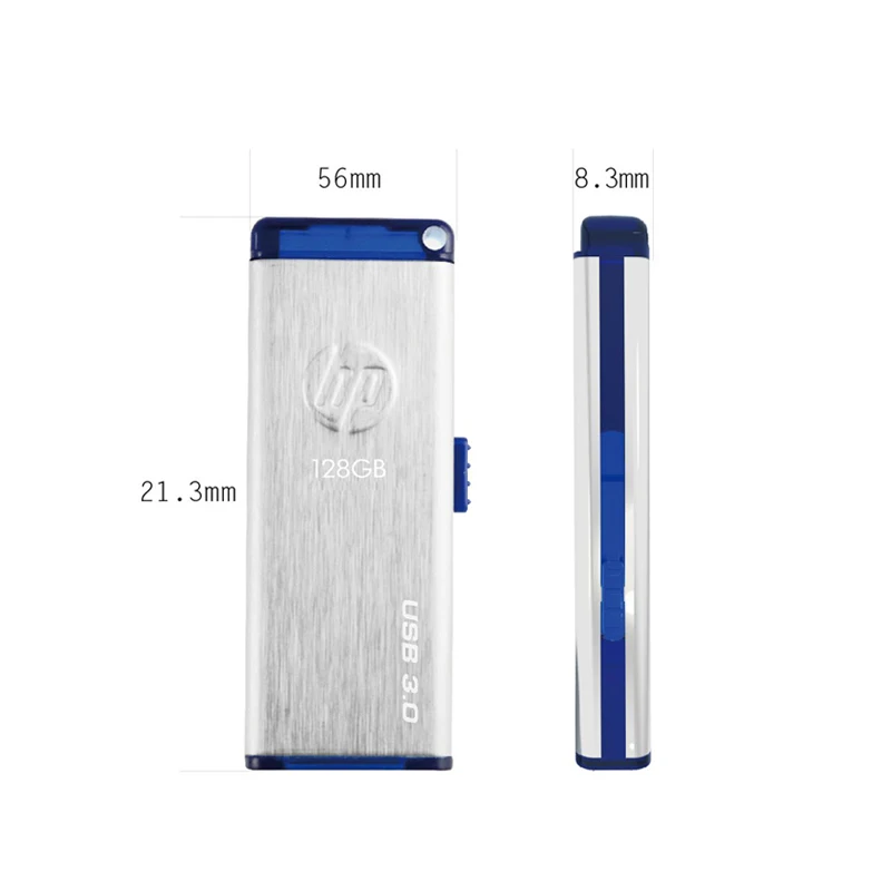 Hp USB 3 0 флеш накопитель 64 ГБ 16 x730w металлическая usb флешка высокая скорость C Мини